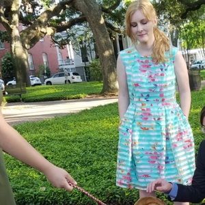 Cute aqua turquoise dress with pockets! 👗